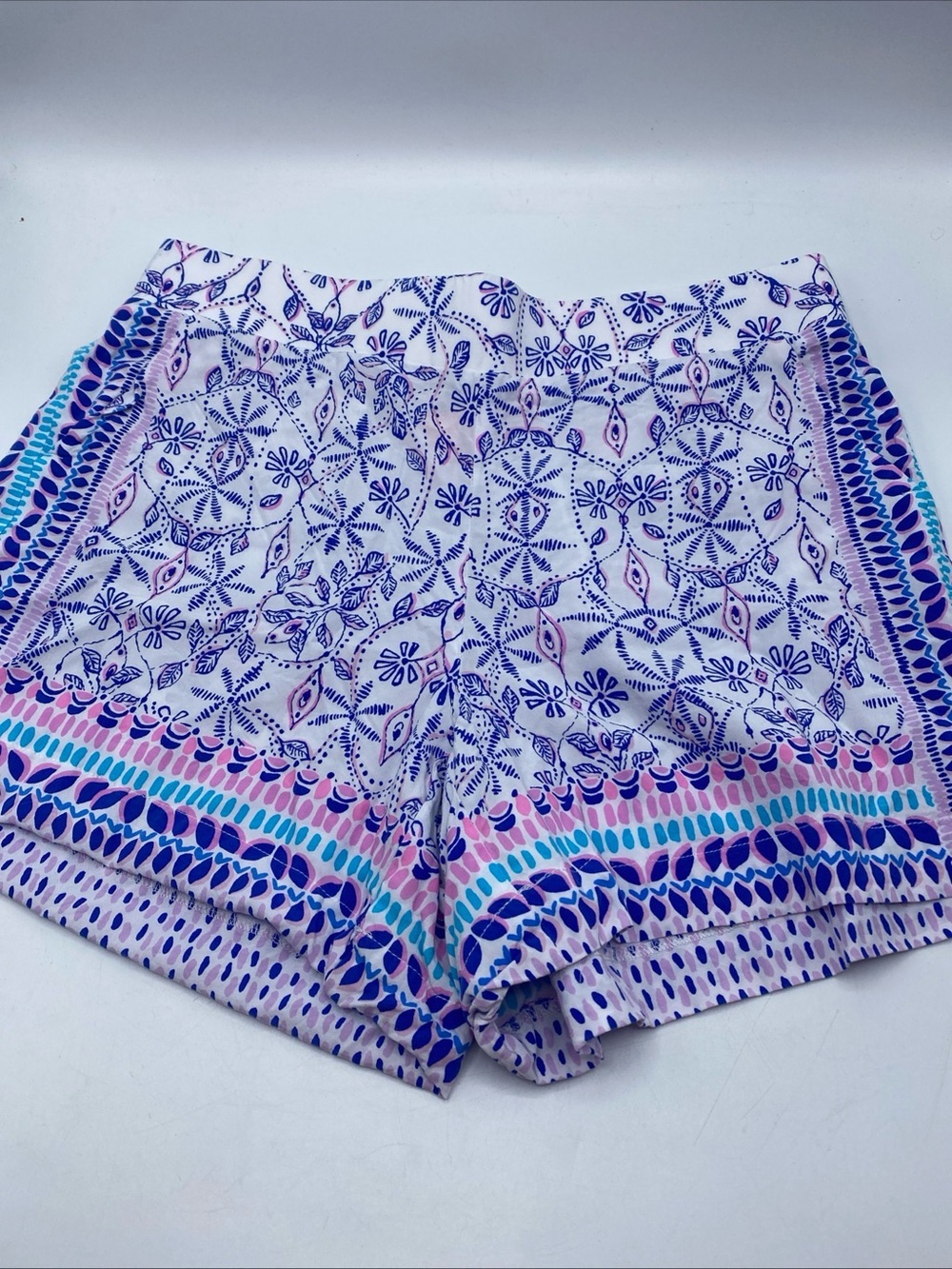 Lilly Pulitzer Neilah Shorts Time To Shine Resort Wear White Medium coastal
